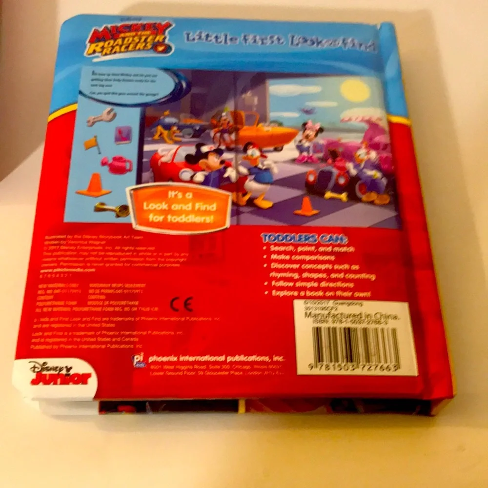 Disney Mickey book first look and find books(2) travel reading kids books